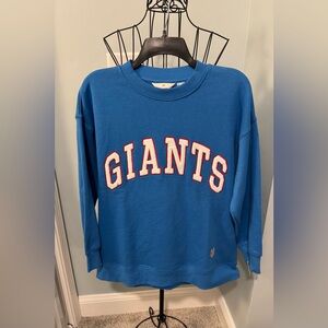 New York Giants Bright Blue Sweatshirt Small S by H&M Women’s Oversized